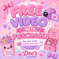 FREE VIDEO WITH PURCHASE 🎥💖