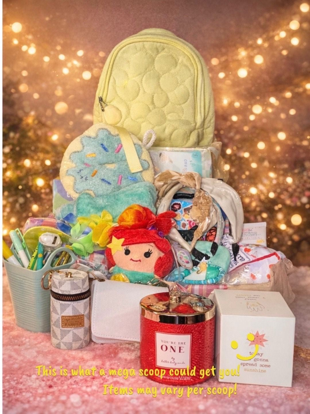 2 Scoops = approximately 40 Surprise Items 🎀